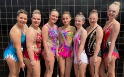Rhythmgirls geplaatst voor NK twirl